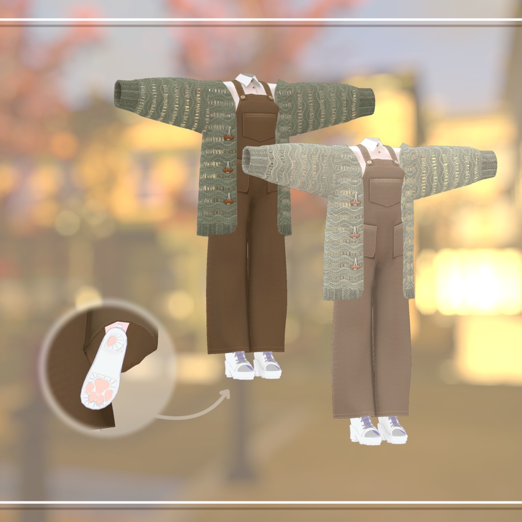 【複数対応】Autumn Overall