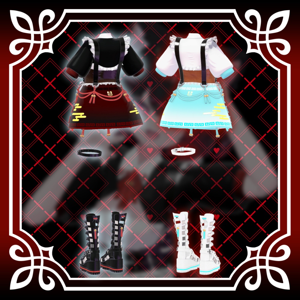 【複数アバター対応】おねだり♥チャイナメイド【VRChat想定】