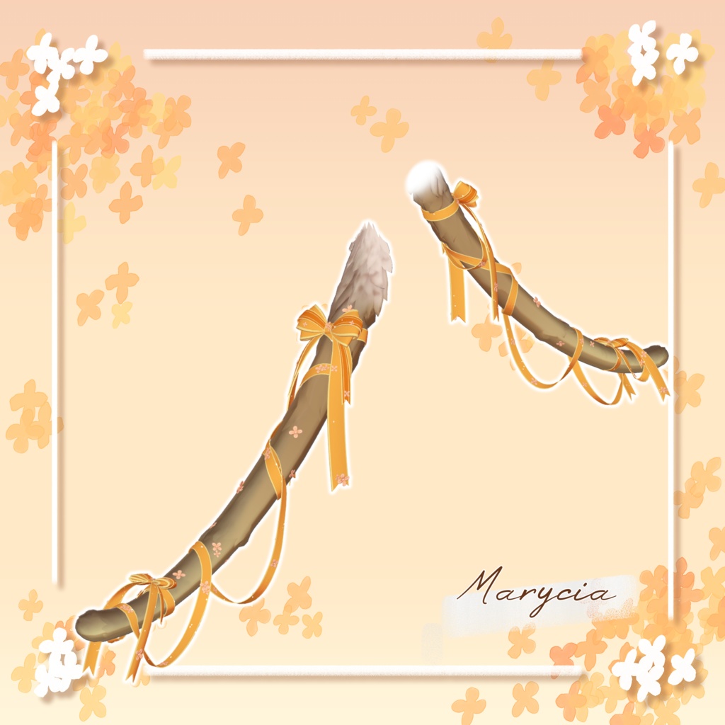 【18アバター+α対応】AutumnGift【VRC向けしっぽアクセサリー】