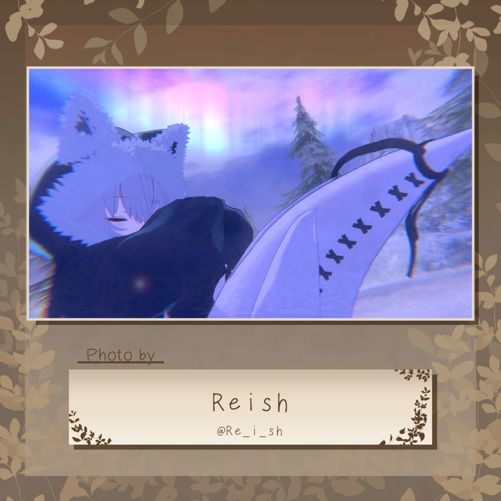 【33アバター+α対応】ClassicalRibbon【VRC向けしっぽアクセサリー】