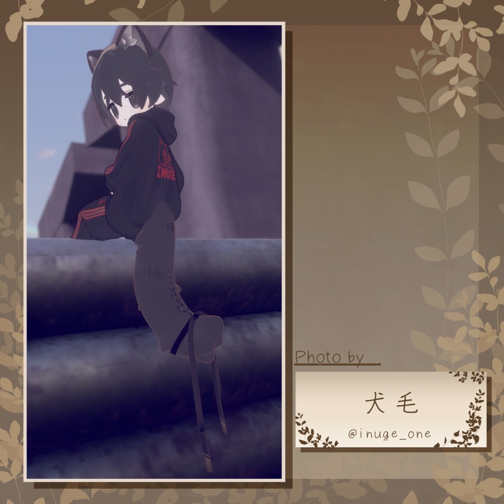 【33アバター+α対応】ClassicalRibbon【VRC向けしっぽアクセサリー】