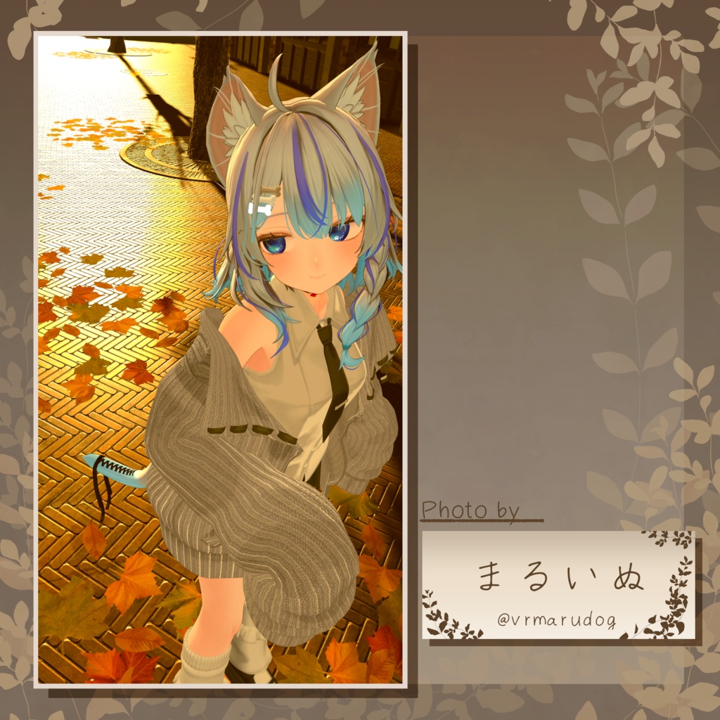 【33アバター+α対応】ClassicalRibbon【VRC向けしっぽアクセサリー】