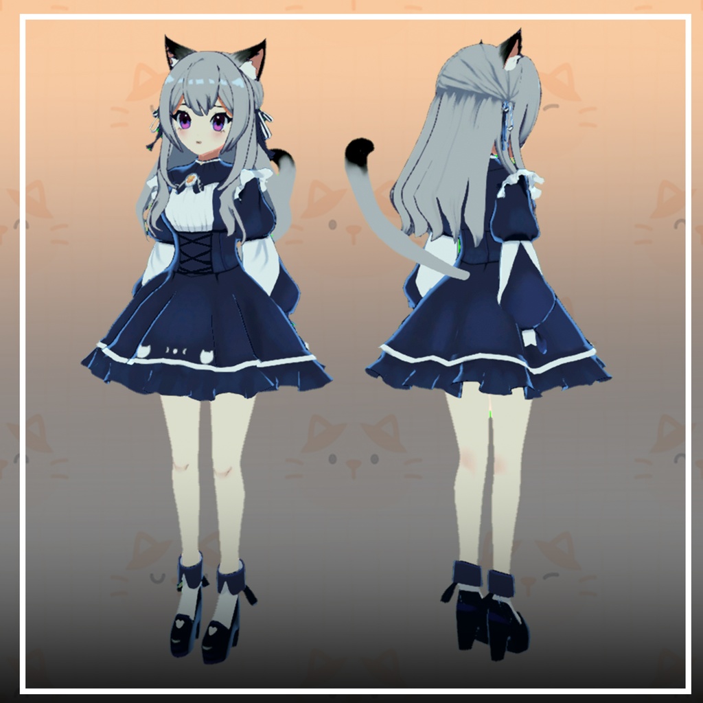 Nekoha [Original 3D Model] - prealle - 2/6