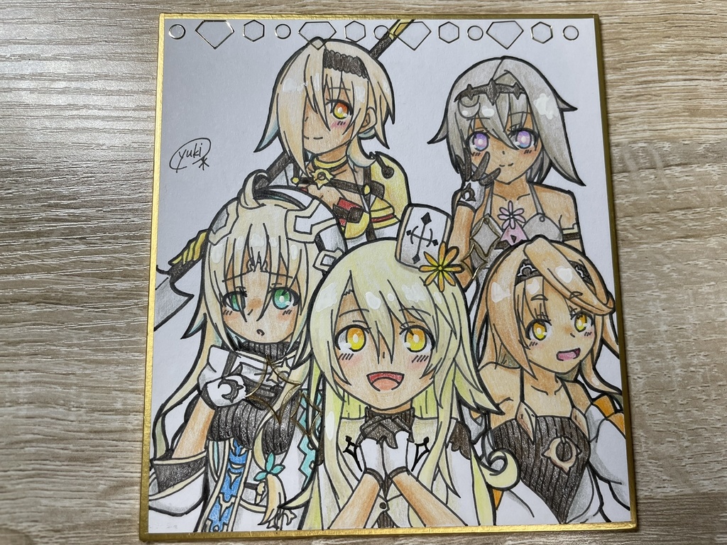 ミニ色紙（出典グリムノーツ）