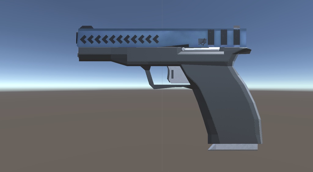 プロップ用3D モデル拳銃:寿工業製自動拳銃