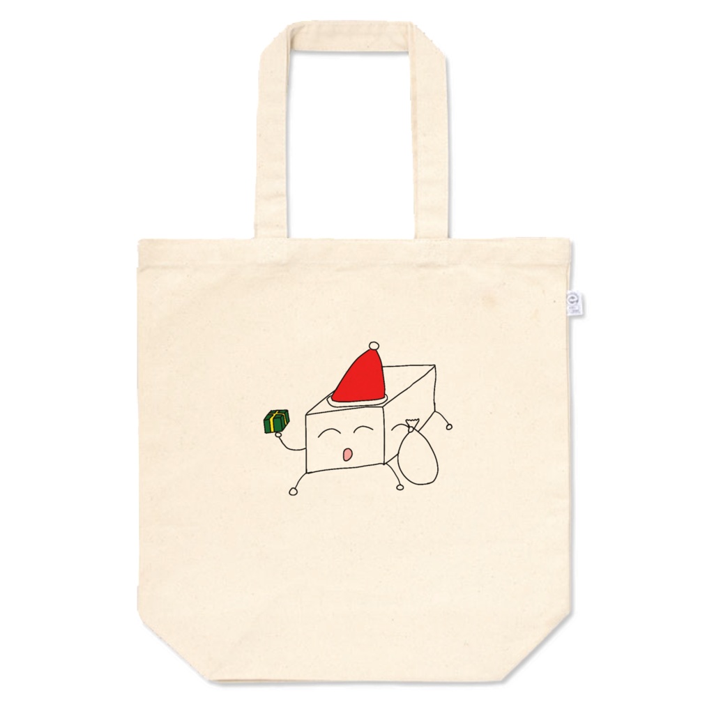 絹ごし君クリスマストートバッグ