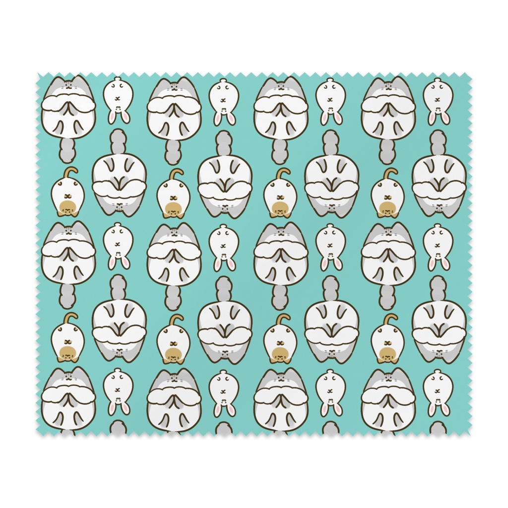 しゃむのるうさみっちり眼鏡拭き