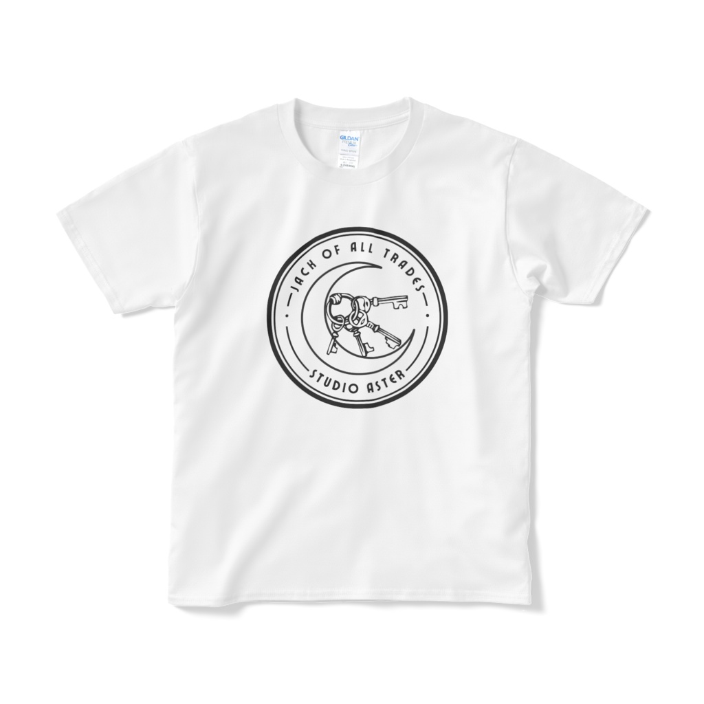 【皆月悠希】何でも屋のロゴ入りTシャツ(前面ロゴのみ。ひっそりと推したい人向け)