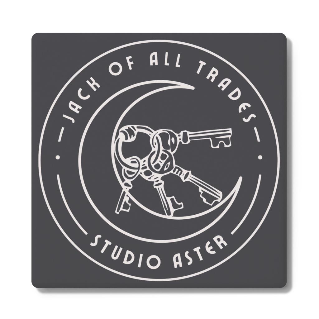 【皆月悠希】何でも屋ロゴ入りコースター(吸水タイプ)