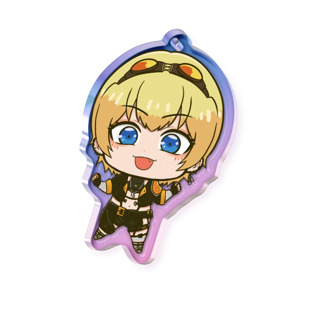 【皆月悠希】オーロラアクリルキーホルダー【サイズ2種】