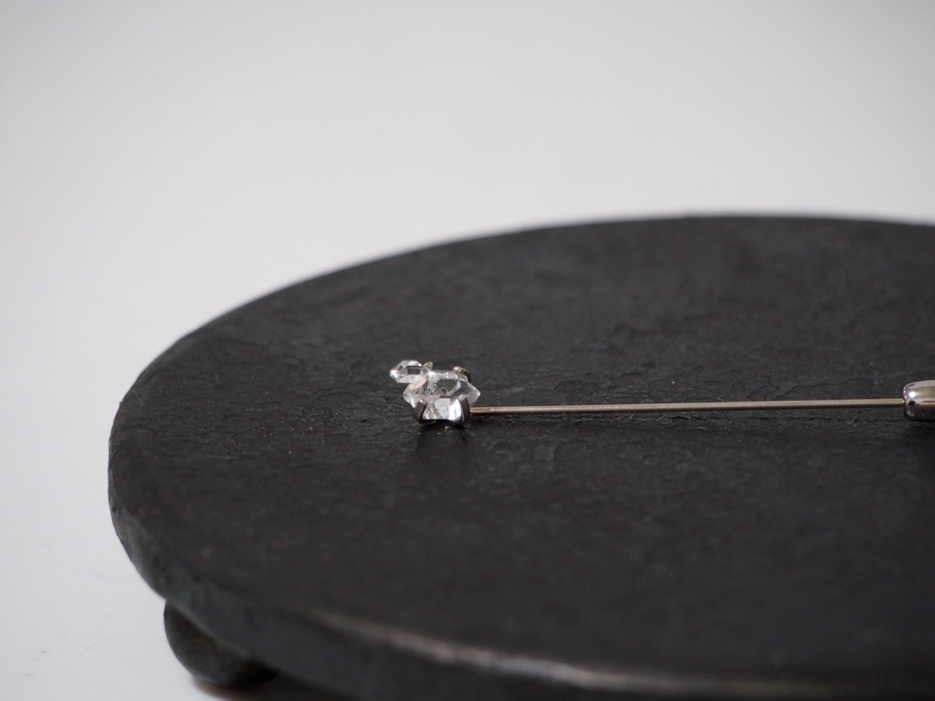 ハーキマーダイヤモンド ストールピン