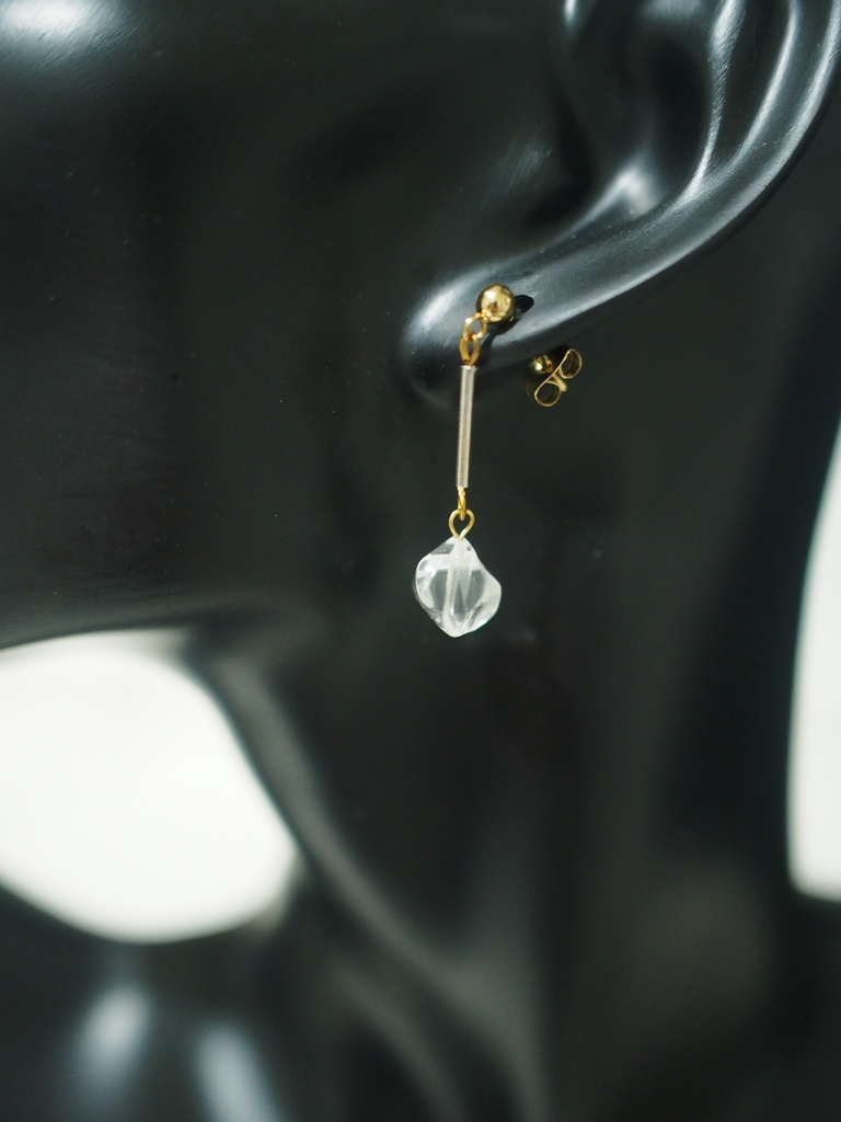 カレンシルバーピアス/ゴールド