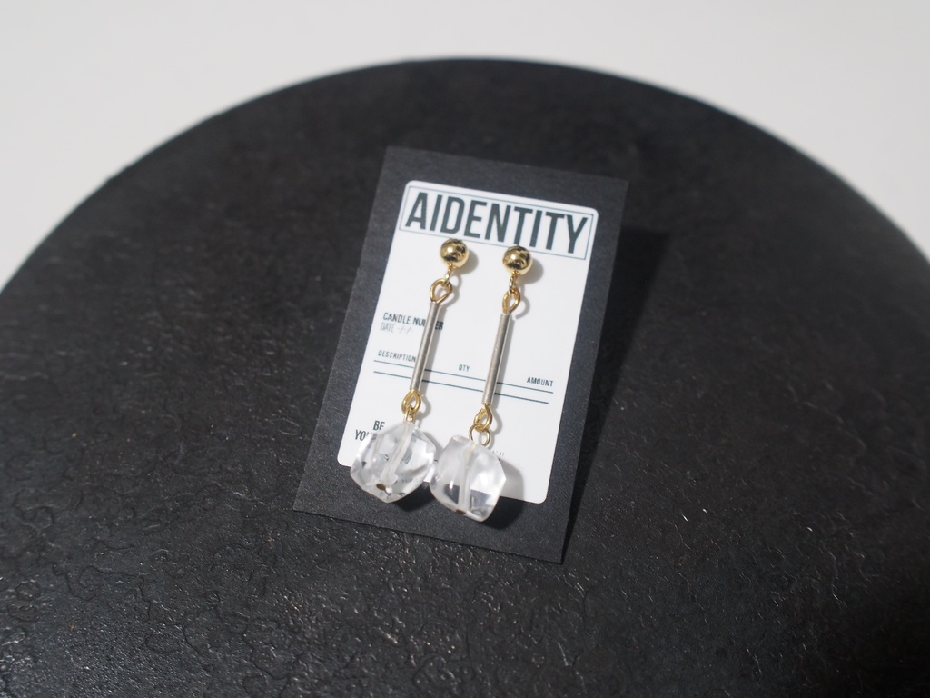 カレンシルバーピアス/ゴールド