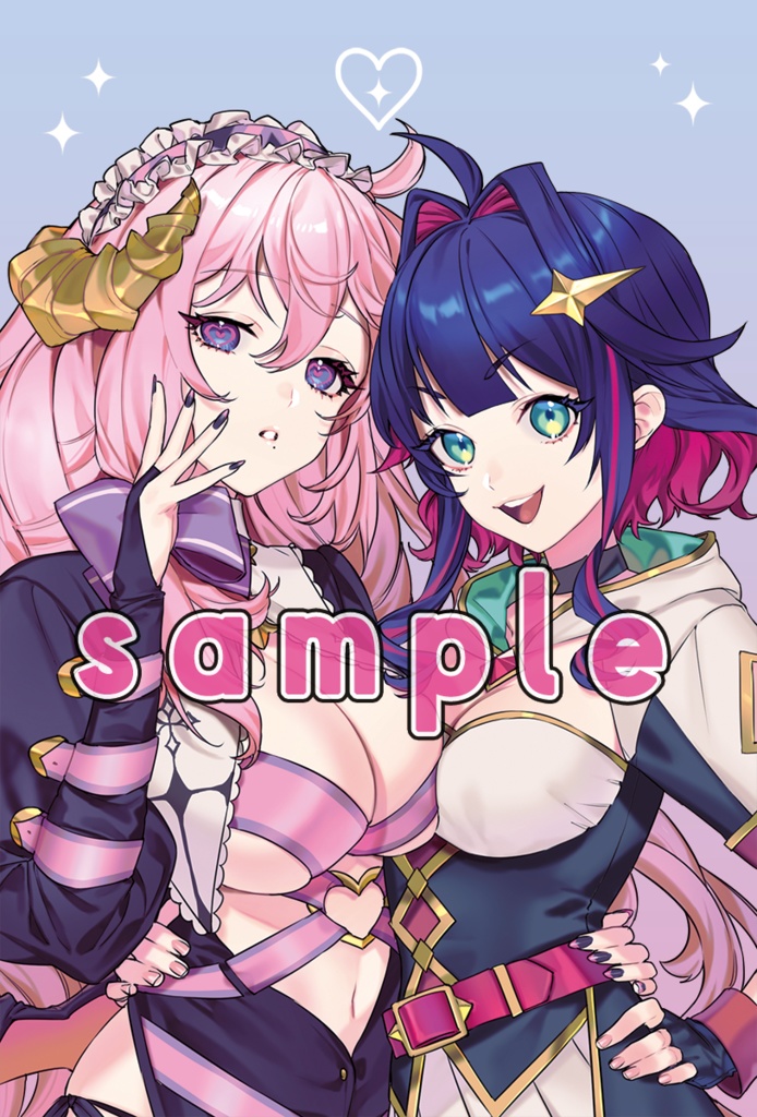 ポストカード(みるく+つるぎ)