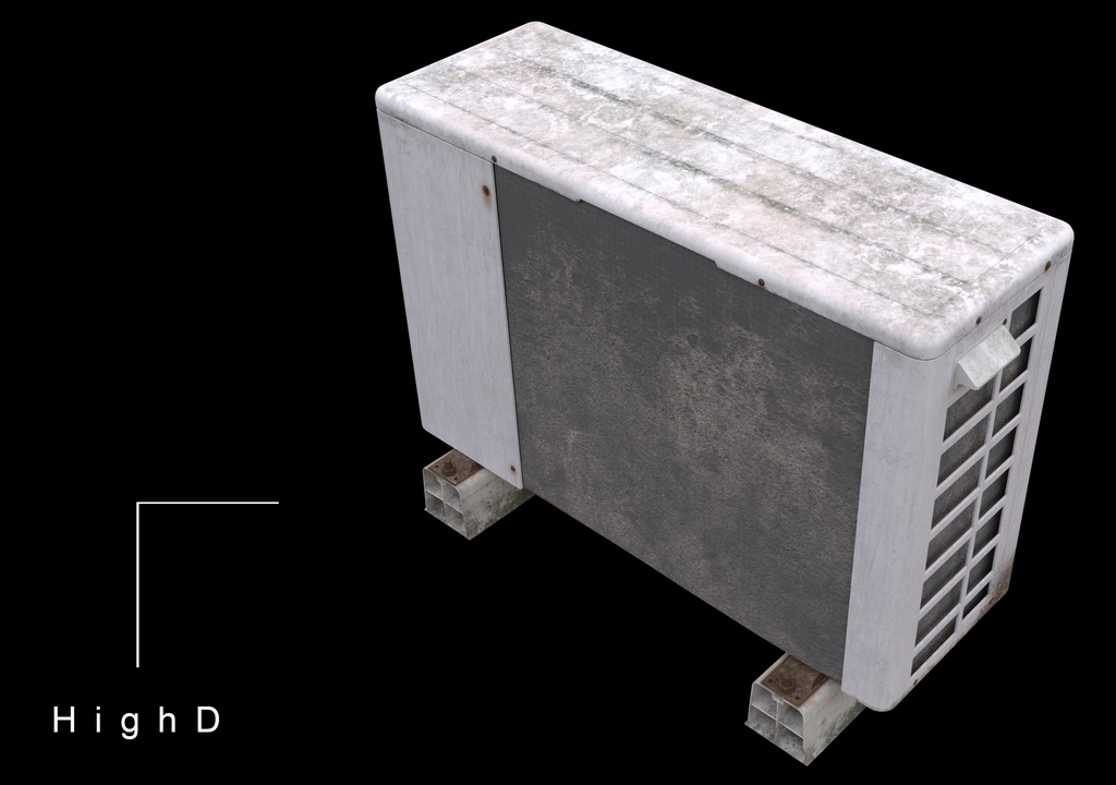 【商業利用可‼】室外機モデルセット8種(本気室外機付き)