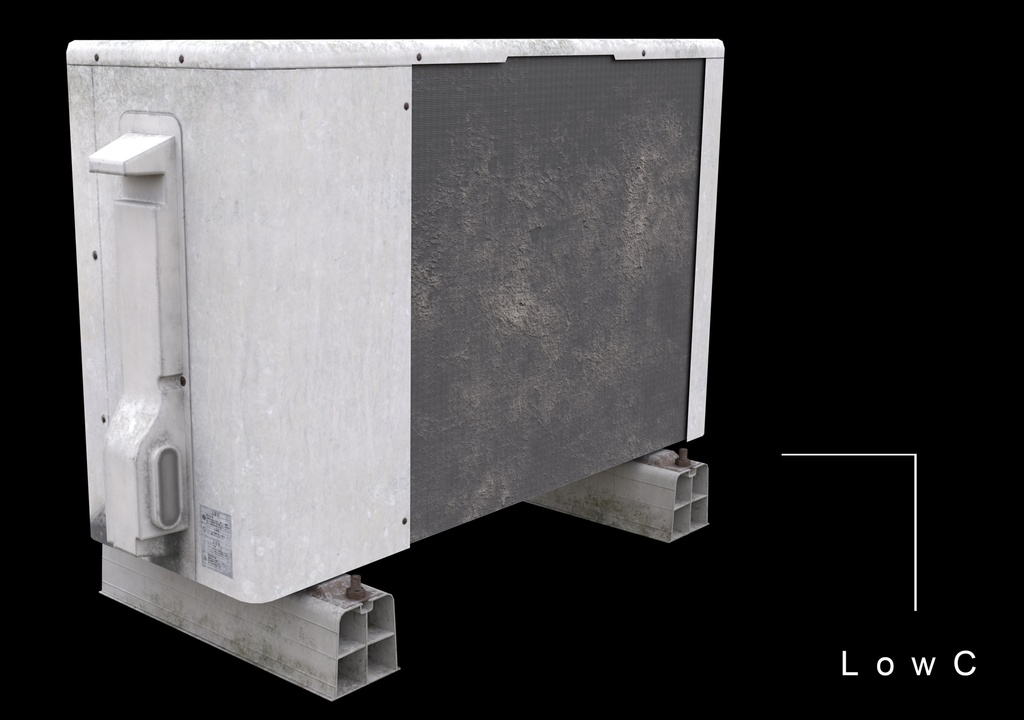 【商業利用可‼】室外機モデルセット8種(本気室外機付き)