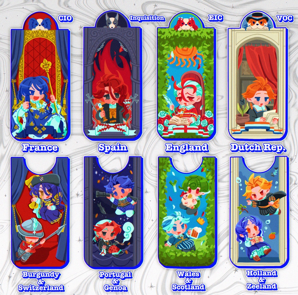 マグネットしおり4枚セット