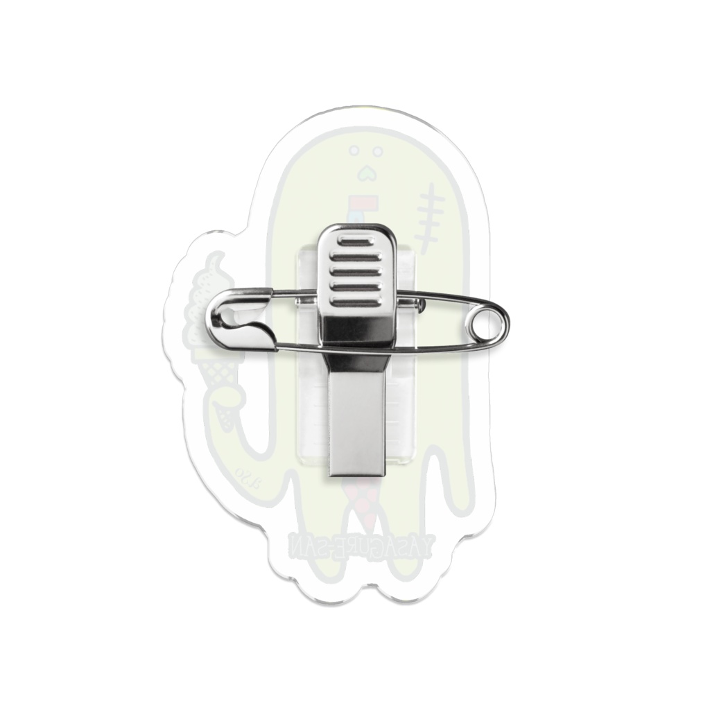 ヤサグレさんアクリルバッジ