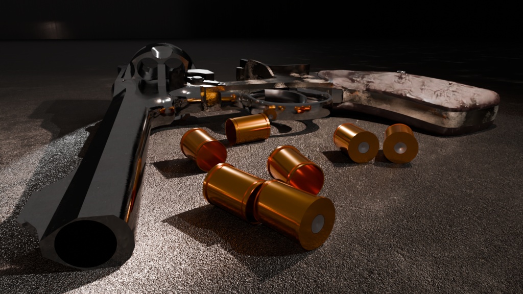 Webley Mk VI Revolver3Dモデル