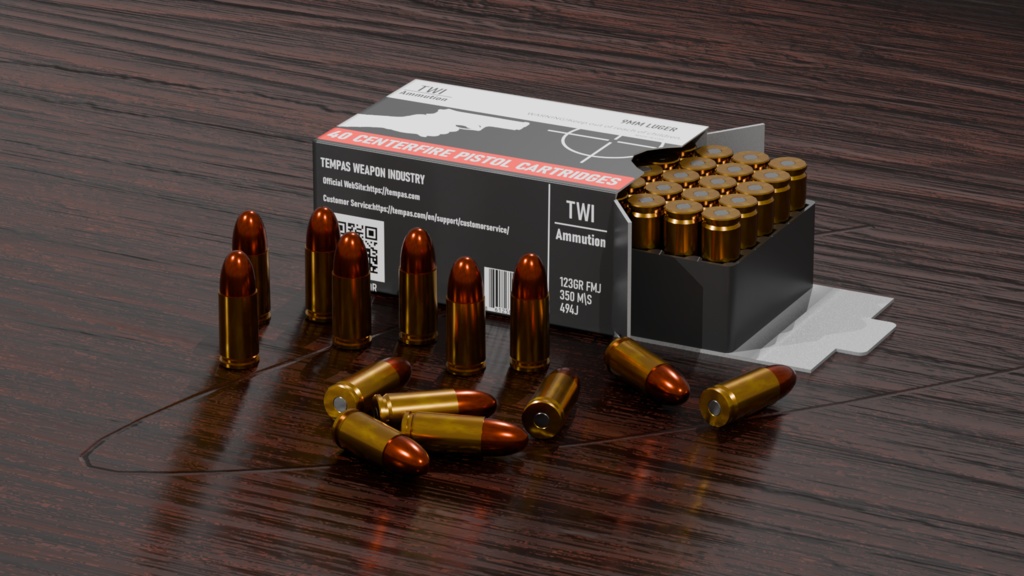 9mmパラベラム弾薬セット