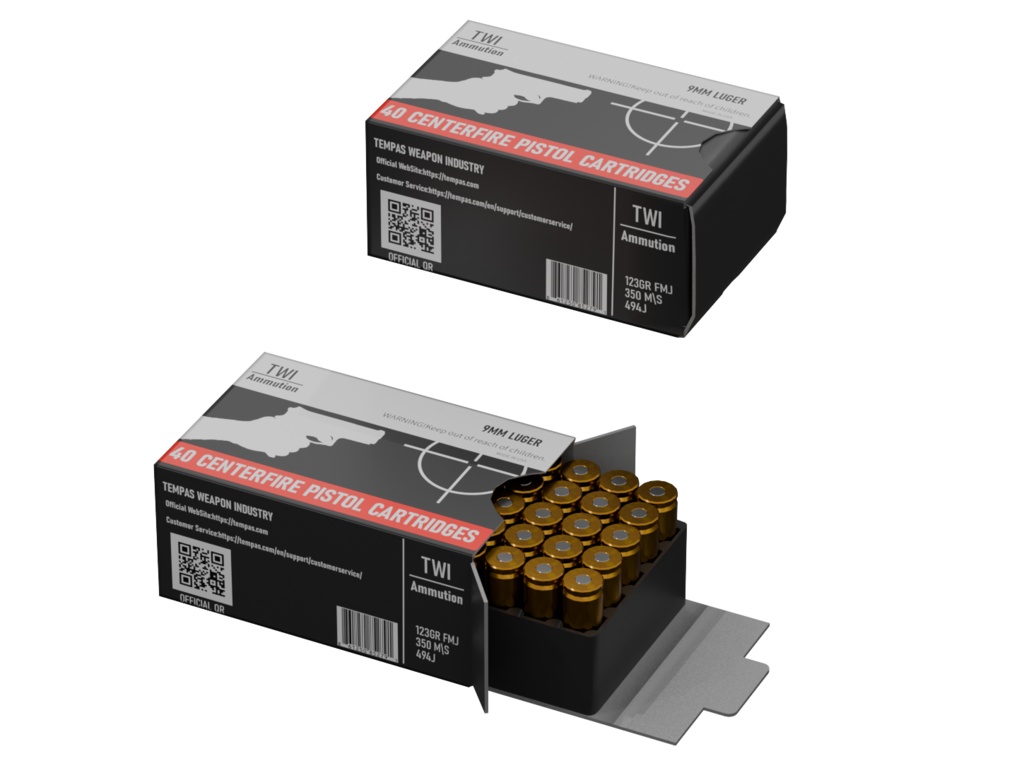 9mmパラベラム弾薬セット