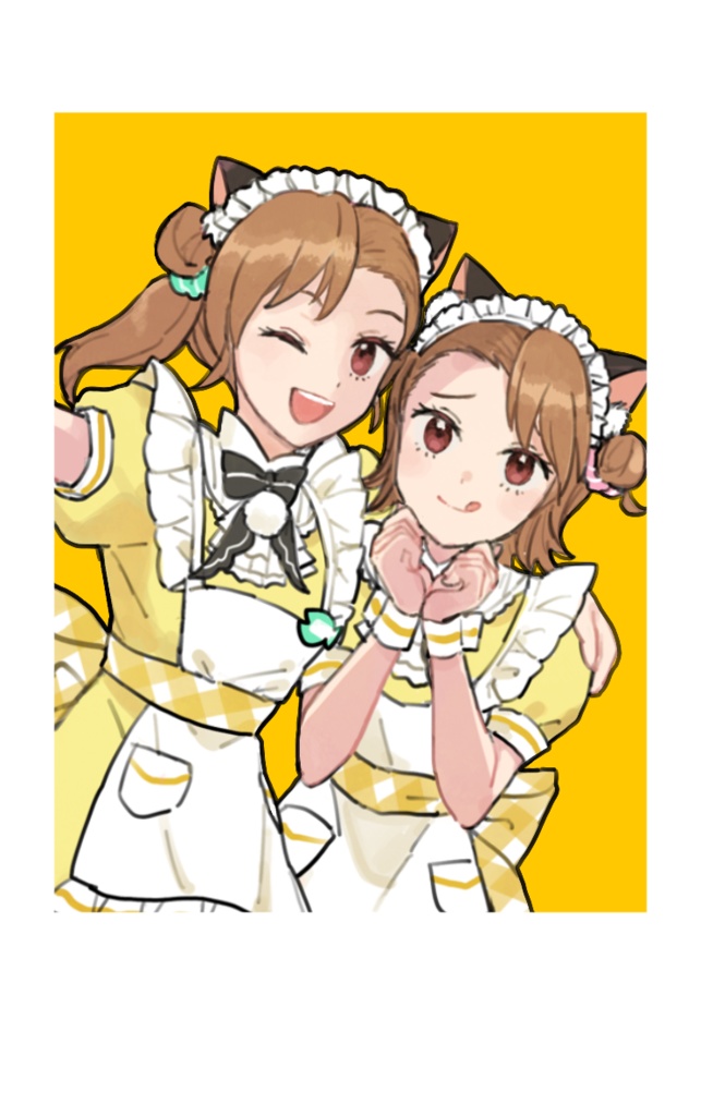 双海亜美・双海真美　チェキ風カード