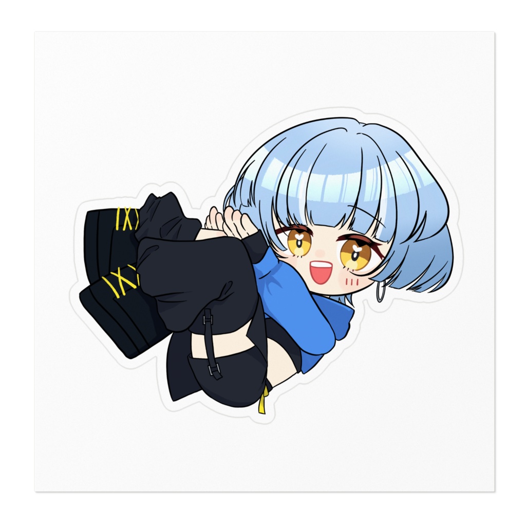 しらとりちゃんステッカー(誕生日衣装)