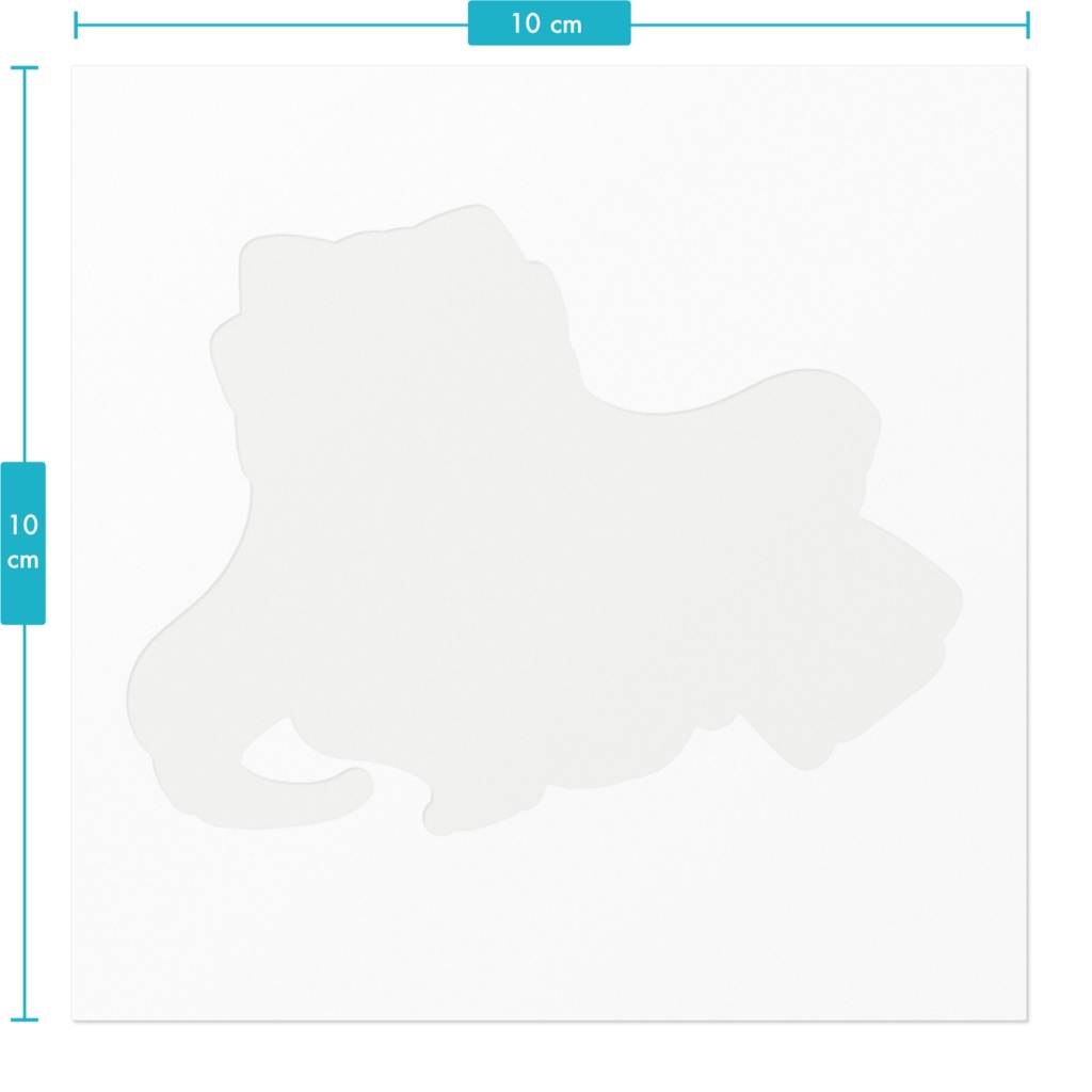 しらとりちゃんステッカー(初期衣装)