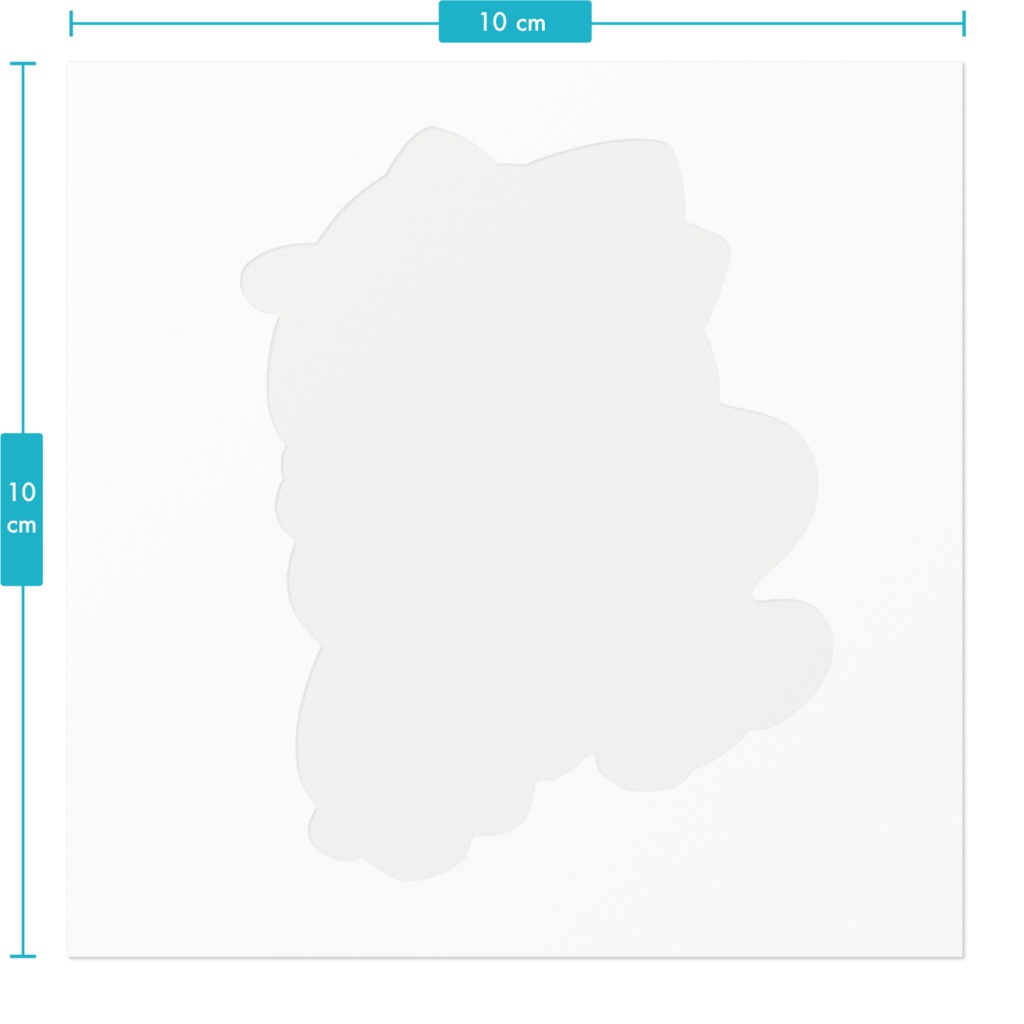 しらとりちゃんステッカー(1周年)