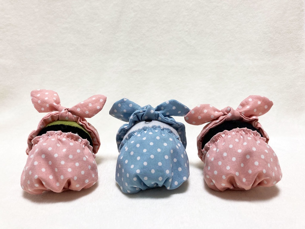 もちマス・もちマスミニ用うさ耳ベビー服