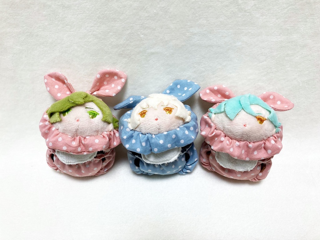 もちマス・もちマスミニ用うさ耳ベビー服