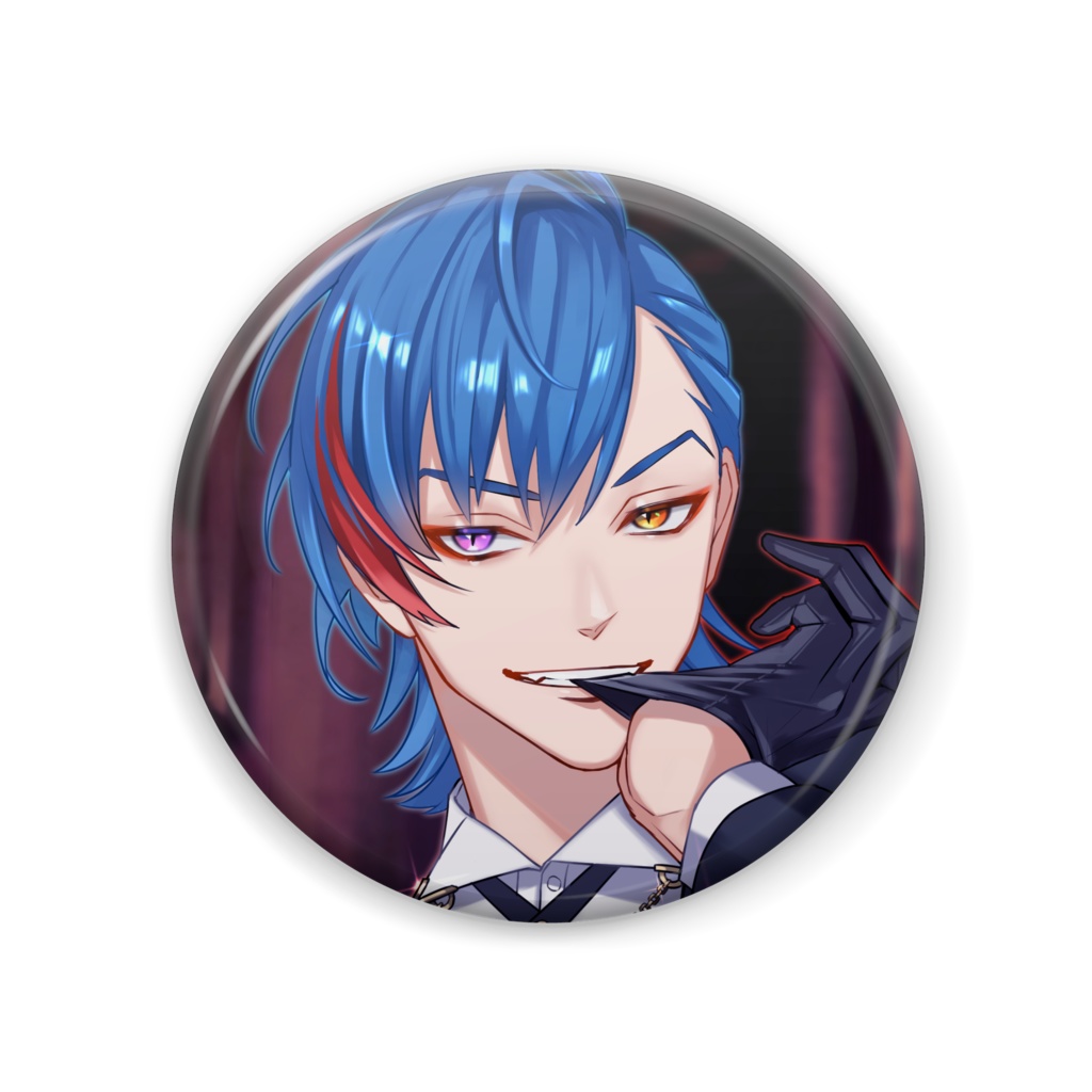 狐賀アクト 缶バッジ