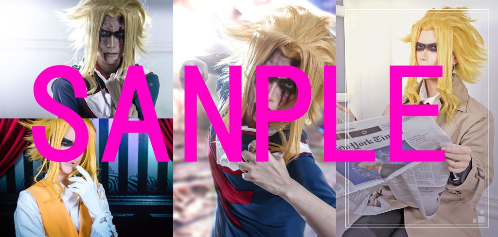 オールマイトコスプレポストカードセット Hitoe Booth