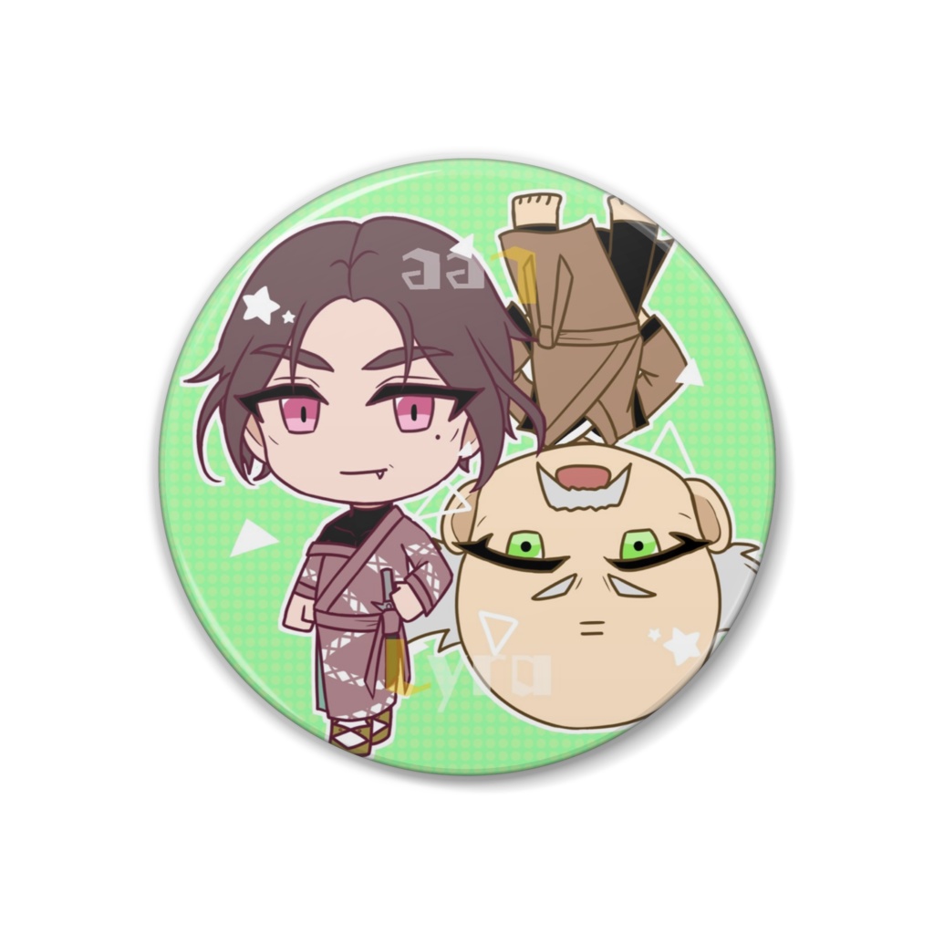 オジクエ缶バッジ（リー・ライラ）