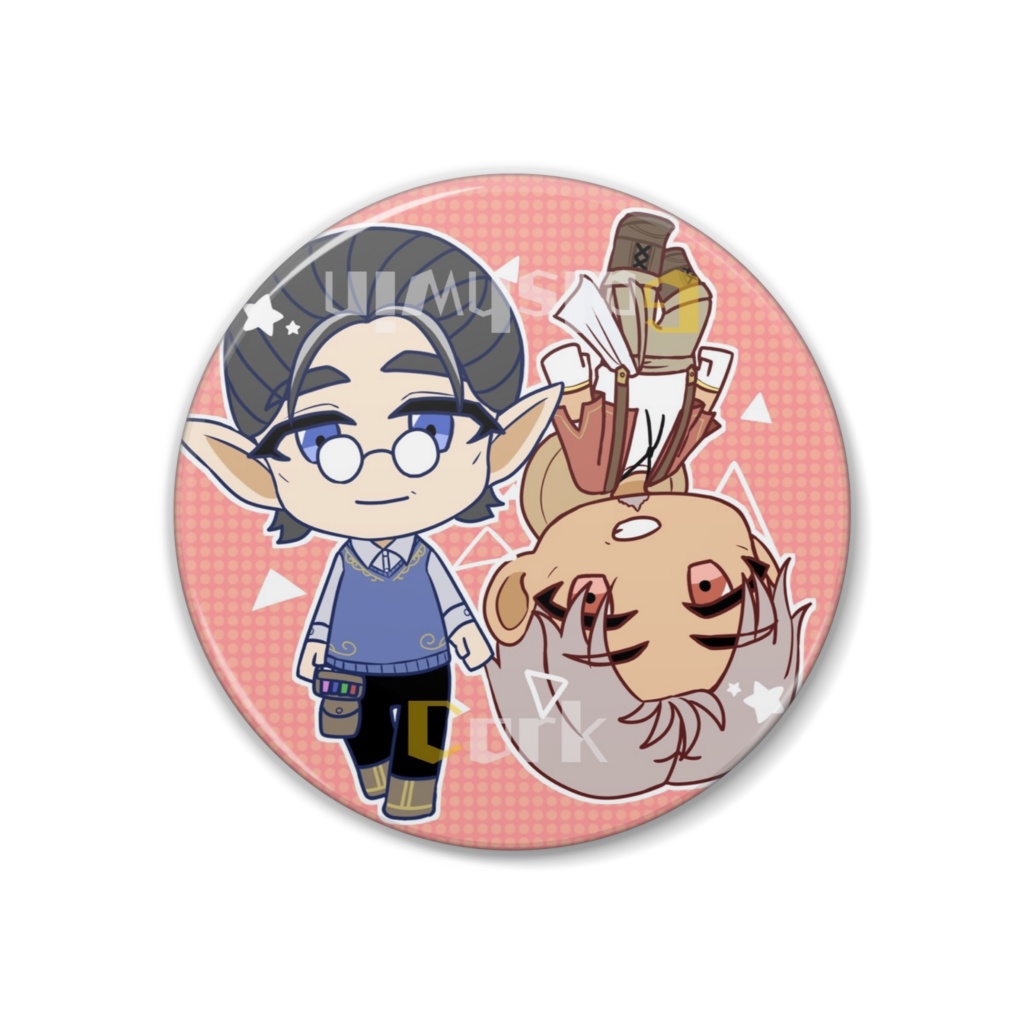 オジクエ缶バッジ（コルク・ガルシュウィン）