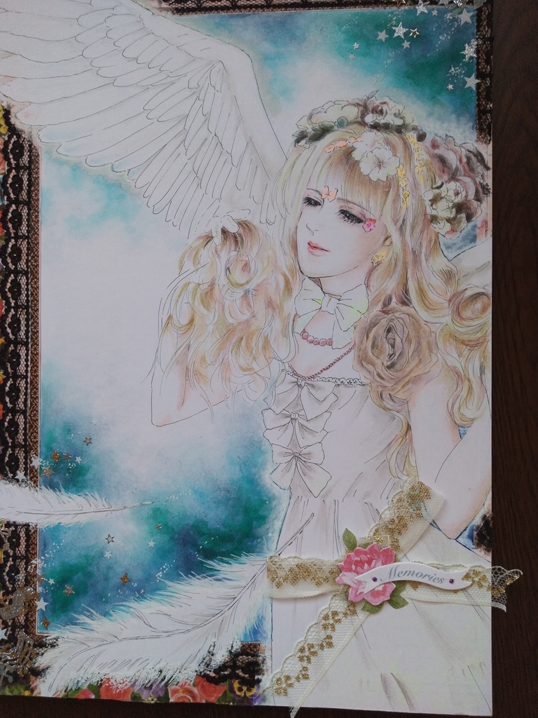 聖き光 イラスト原画