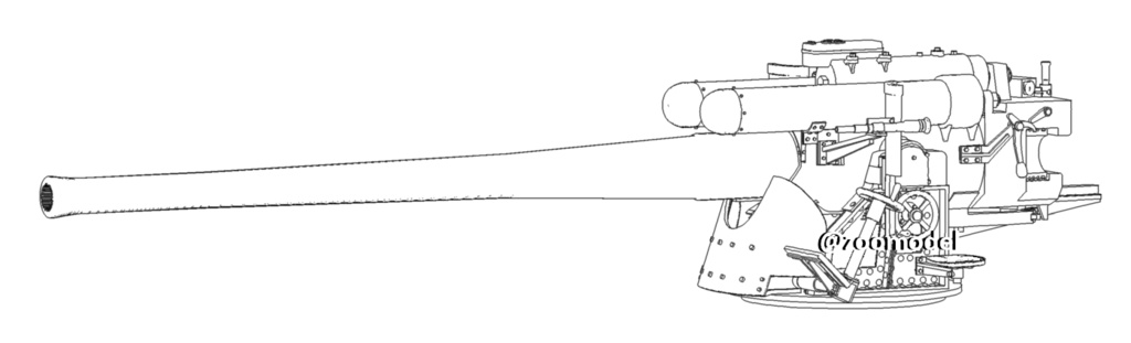 zoomodel 海軍十二糎自走砲  改造キット 1/35 3Dプリント Greenlight_edition