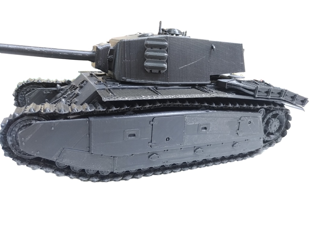 zoomodel フランス軍 重戦車 ARL-44 1/35 FDM方式 3Dプリンター製プラスティックモデル