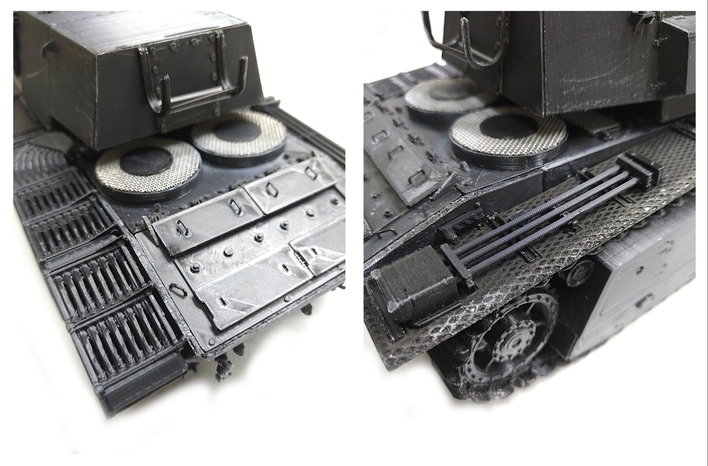 zoomodel フランス軍 重戦車 ARL-44 1/35 FDM方式 3Dプリンター製プラスティックモデル