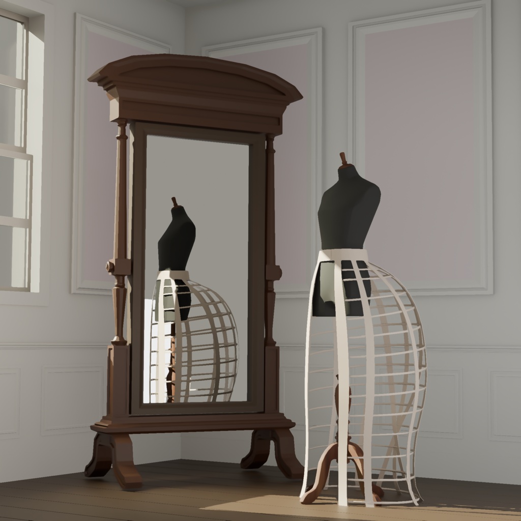 ペチコートセット(Petticote Set)|3D素材