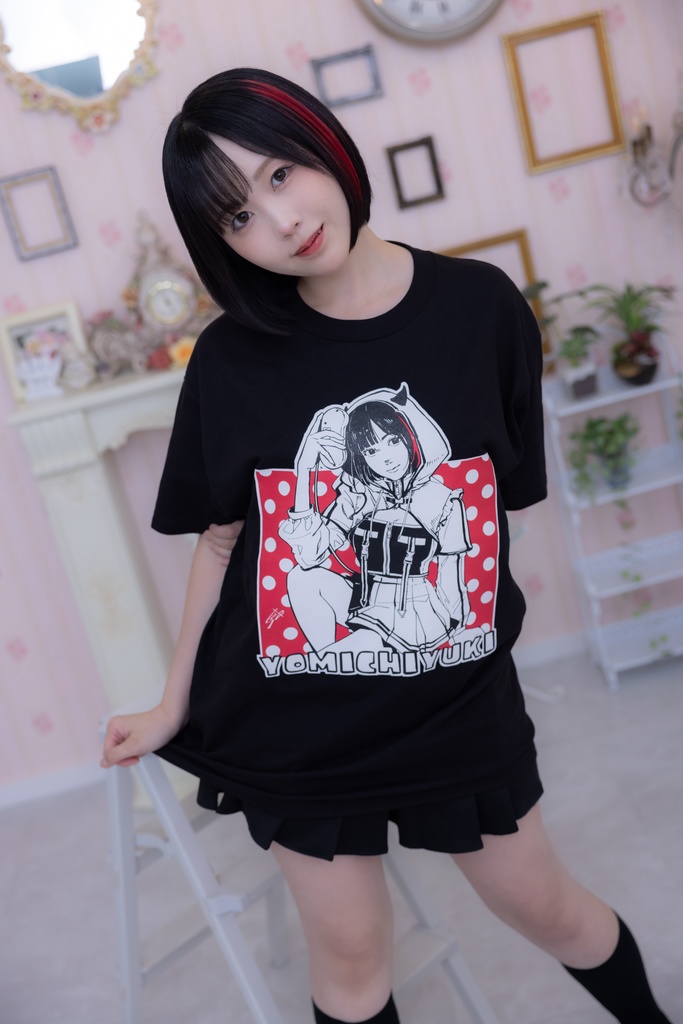 <在庫僅か>夜道雪オリジナルTシャツVOL.2 ブラックVer