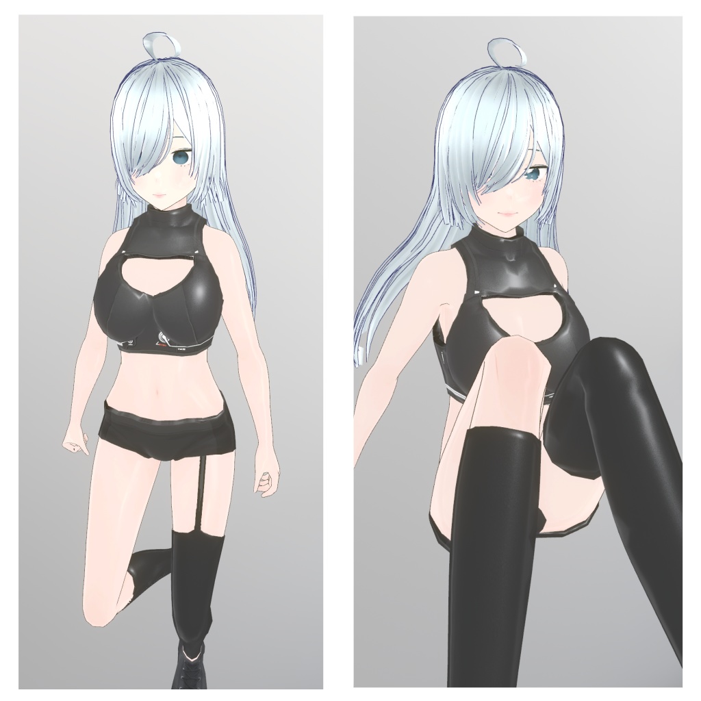 オリジナル3Dモデル「Natsunagi」【VRChat / VRM対応】