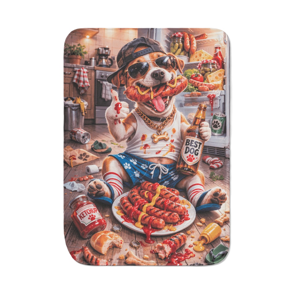 Funny Hot Dog Lover Dog - Cool Sausage Party Puppy Art