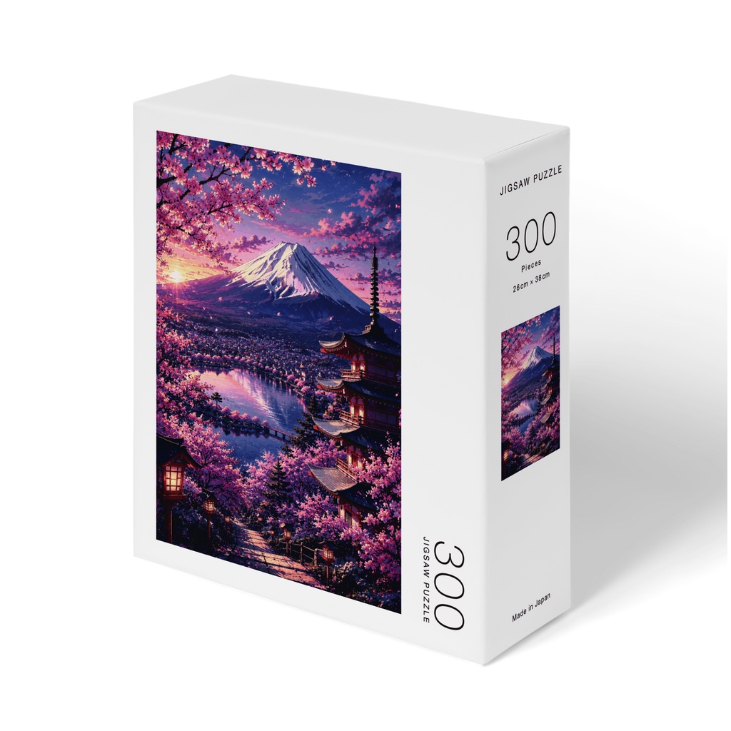 Mount Fuji Sakura Japan - Japanese Pagoda and Cherry Blossom Landscape