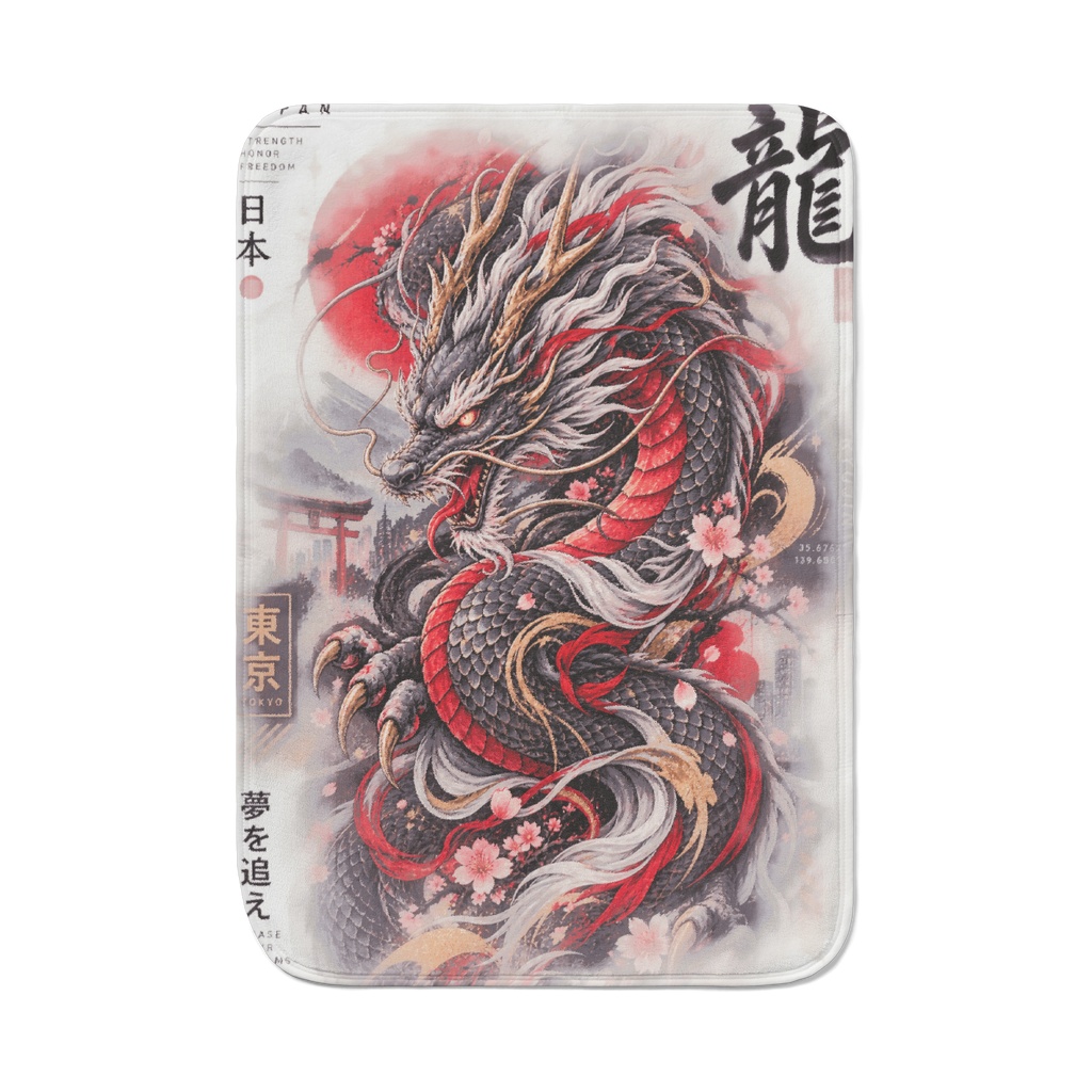 Japanese Dragon Japanese | Style Red Black Asian Mythology