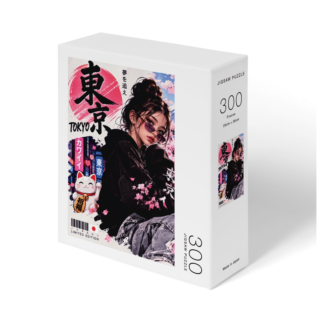 Anime Tokyo Sakura Girl - Japanese Vintage Travel