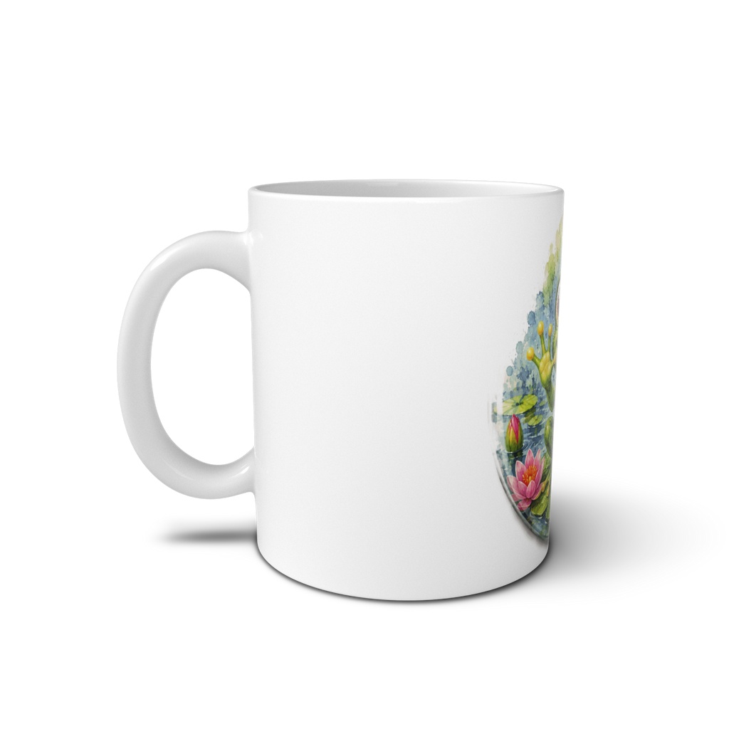 Cute Garden Frog Mug