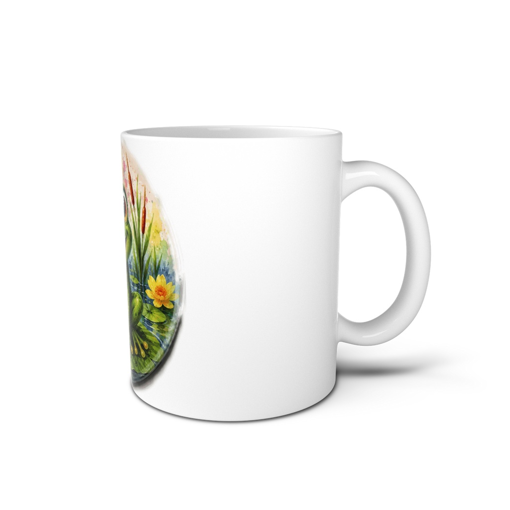 Cute Garden Frog Mug