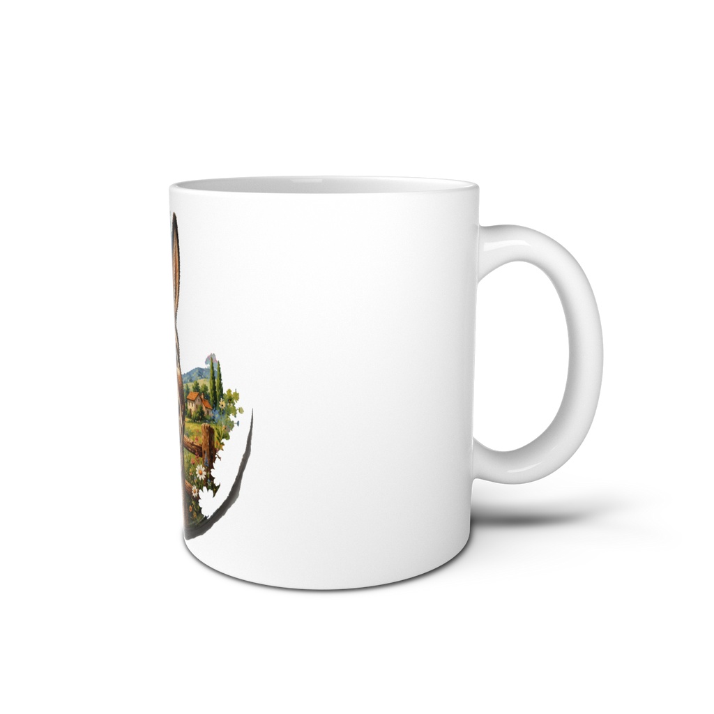 Cute Green Donkey Mug