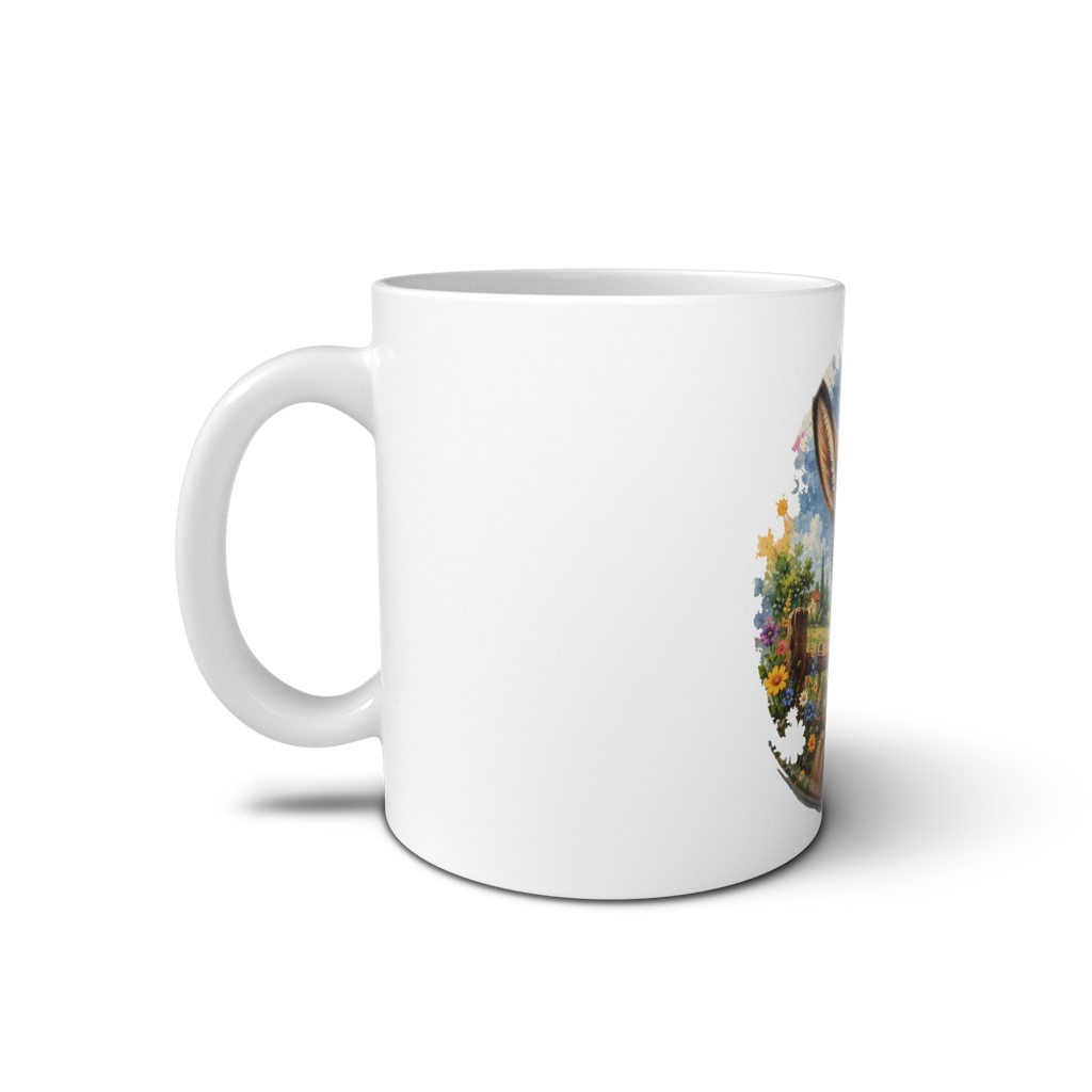 Cute Green Donkey Mug